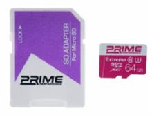 کارت حافظه microSDXC پرایم سرعت 95MBps همراه با آداپتور SD ظرفیت 64 گیگابایت